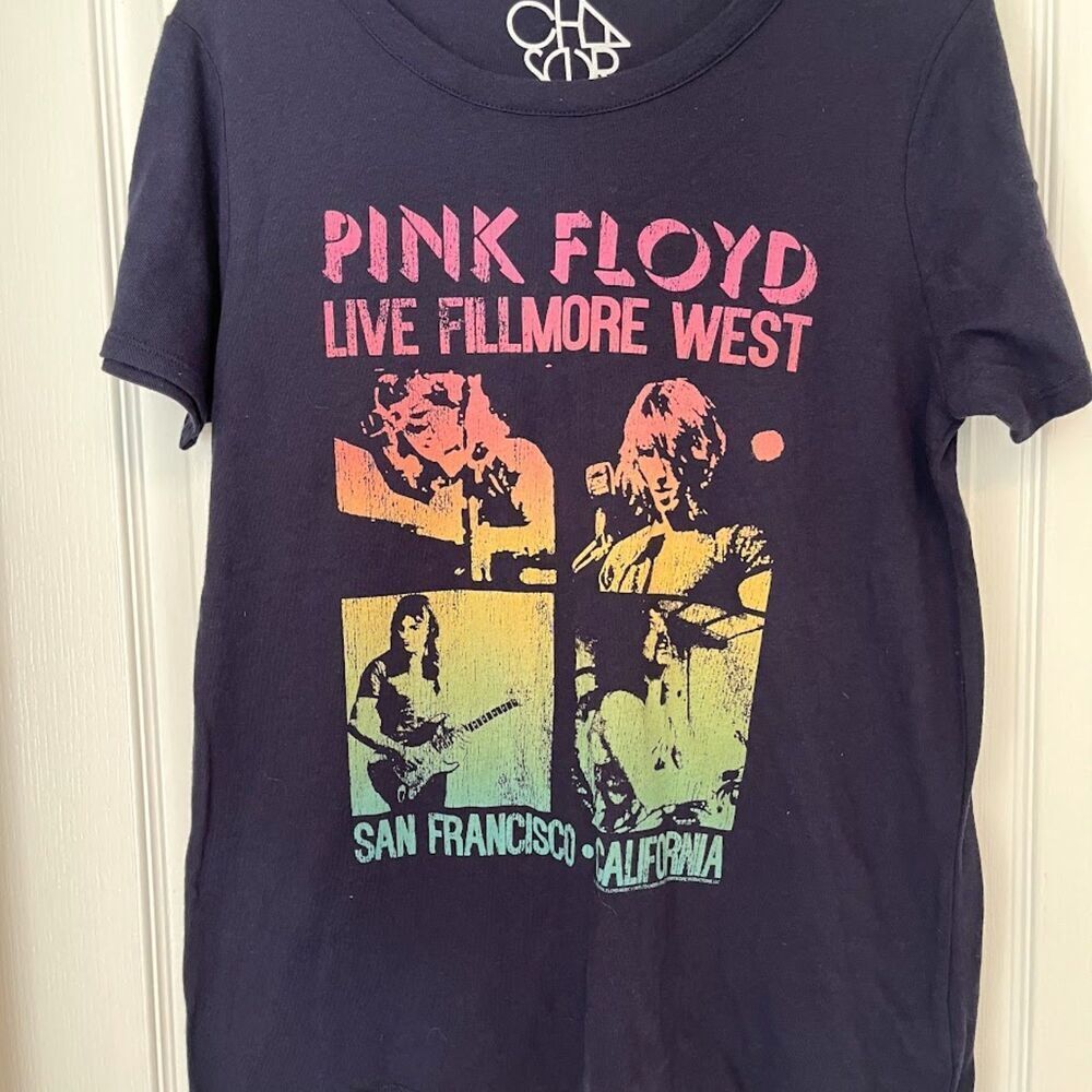 Chaser NWT Pink Floyd Live Fillmore West Crew Short Sleeve 100% Cotton T Shirt - Picture 3 of 9